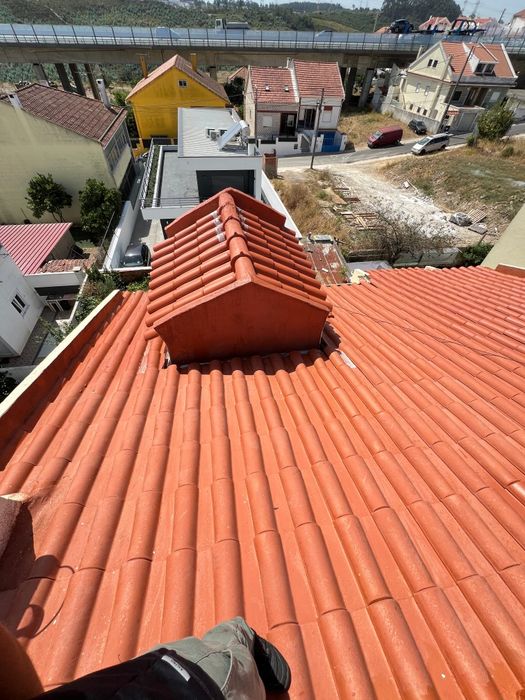 Limpeza e lavagem de tehados