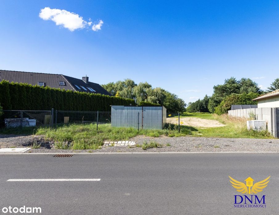 Działka budowlana 1096 m² | Bobrowniki | Media| Projekt domu |
