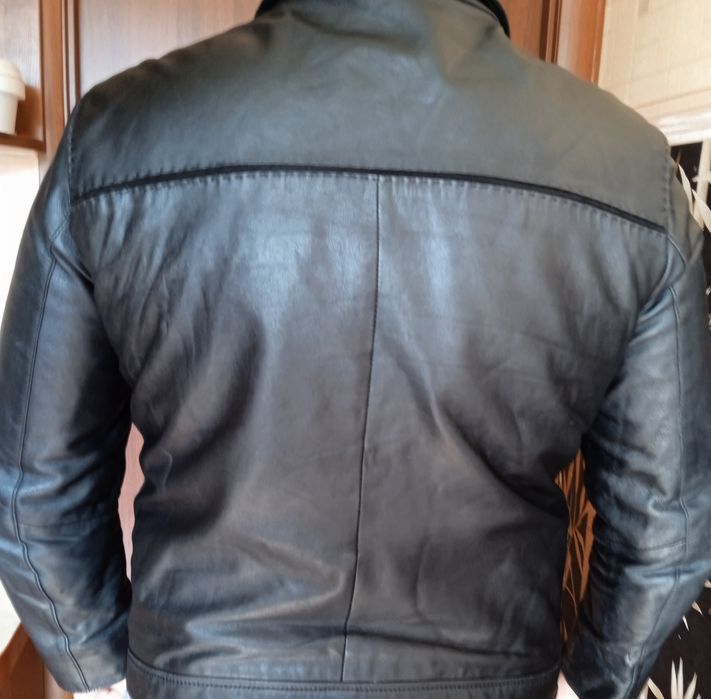 Куртка кожаная,мужская.