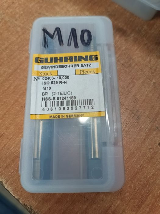 1Gwintownik ręczny HSS-E GUHRING M 10