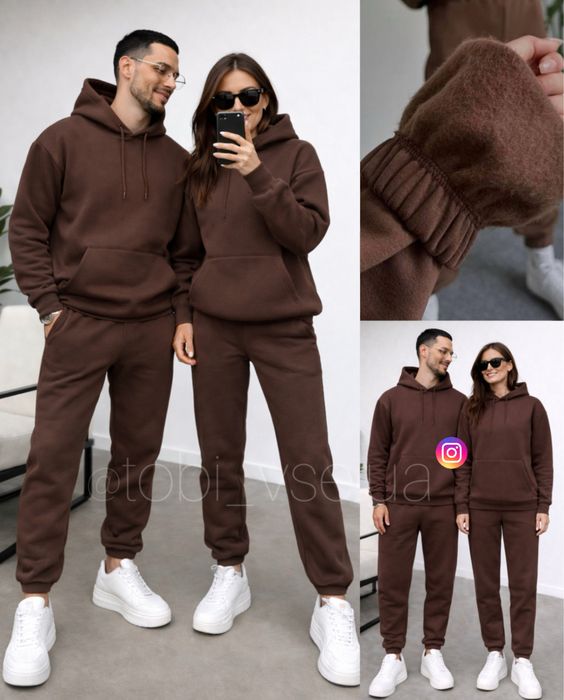 АКЦІЯ‼️ Теплий спортивний Костюм Чоловій і Жіночої на Флісі Парні зима