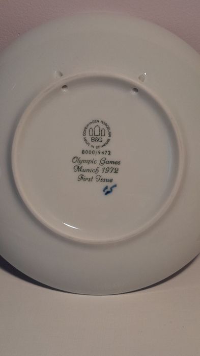 Porcelanowy talerzyk B&G - Olimpiada Monachium 1972( kolekcjonerski)