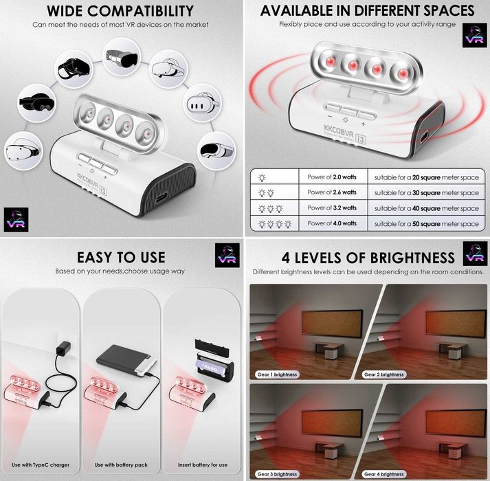 ‼️IR лампа KKCOBVR - Meta Quest 3, Oculus Quest 2, PlayStation VR2