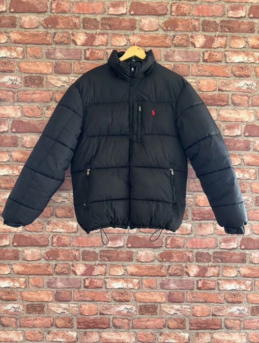 Kurtka czarna ralph lauren puchowa