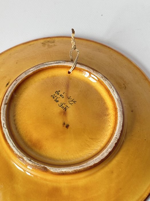 Тарелка глухари керамика зик конаково