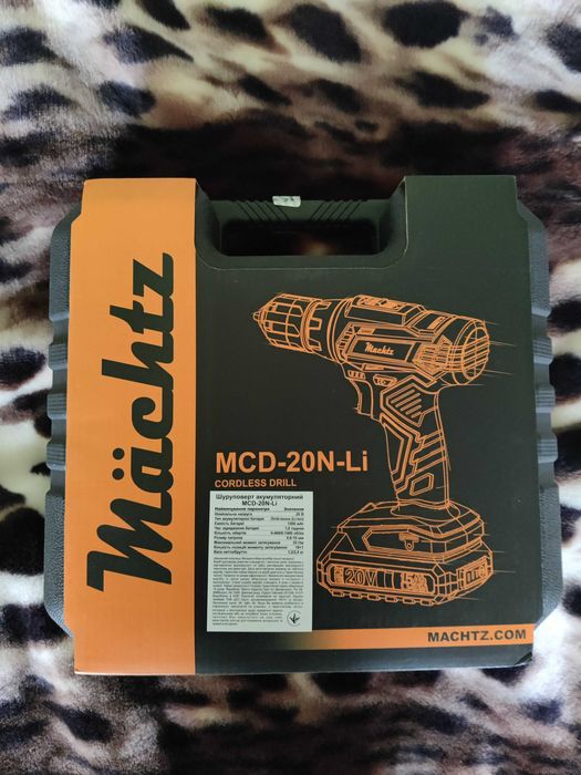 Шуруповерт акумуляторний Mächtz MCD-20N-Li
