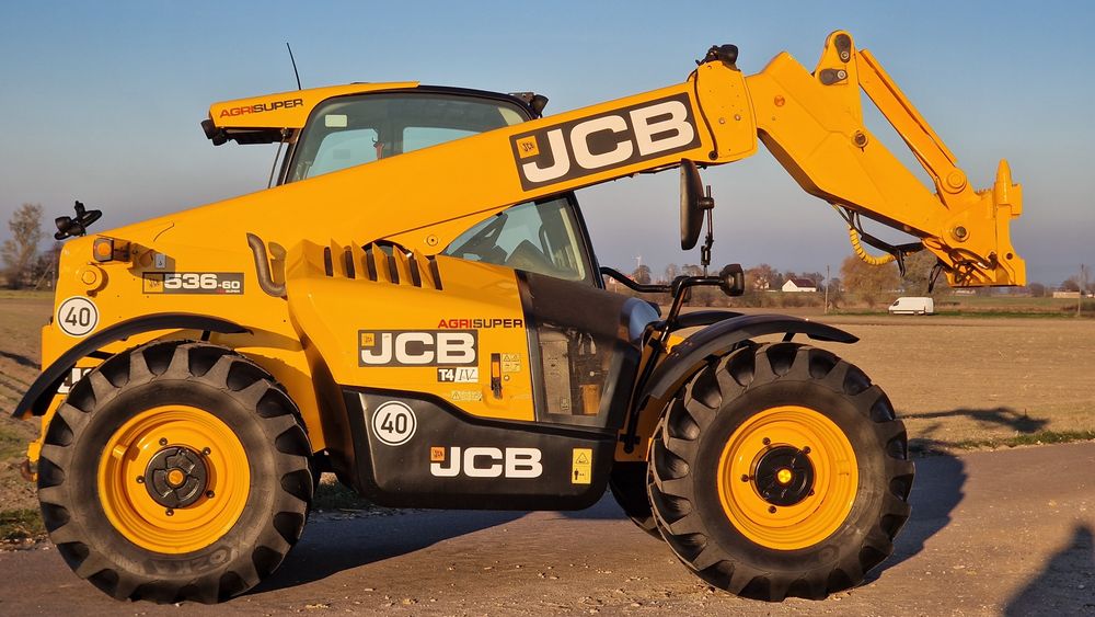 Ładowarka Teleskopowa JCB 536-60 AgriSuper 17r,Piękna, Klimatyzacja