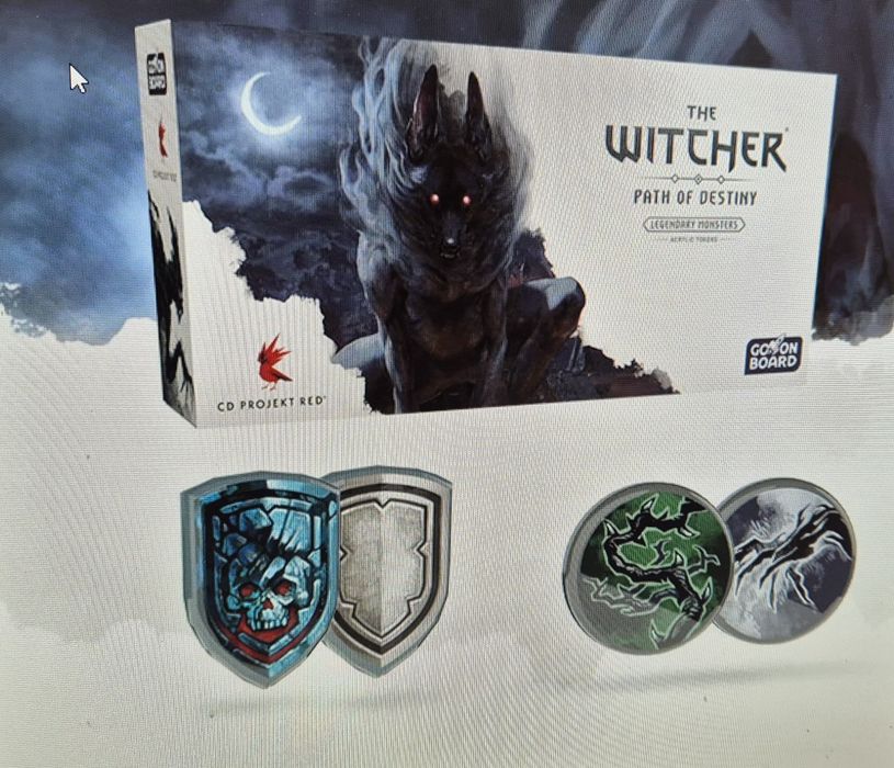 Wiedźmin Ścieżka Przeznaczenia wersja PL Delux- komplet