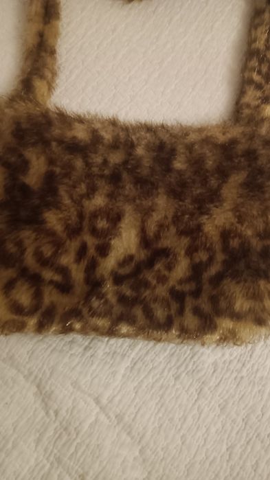 Bolsa efeito leopardo