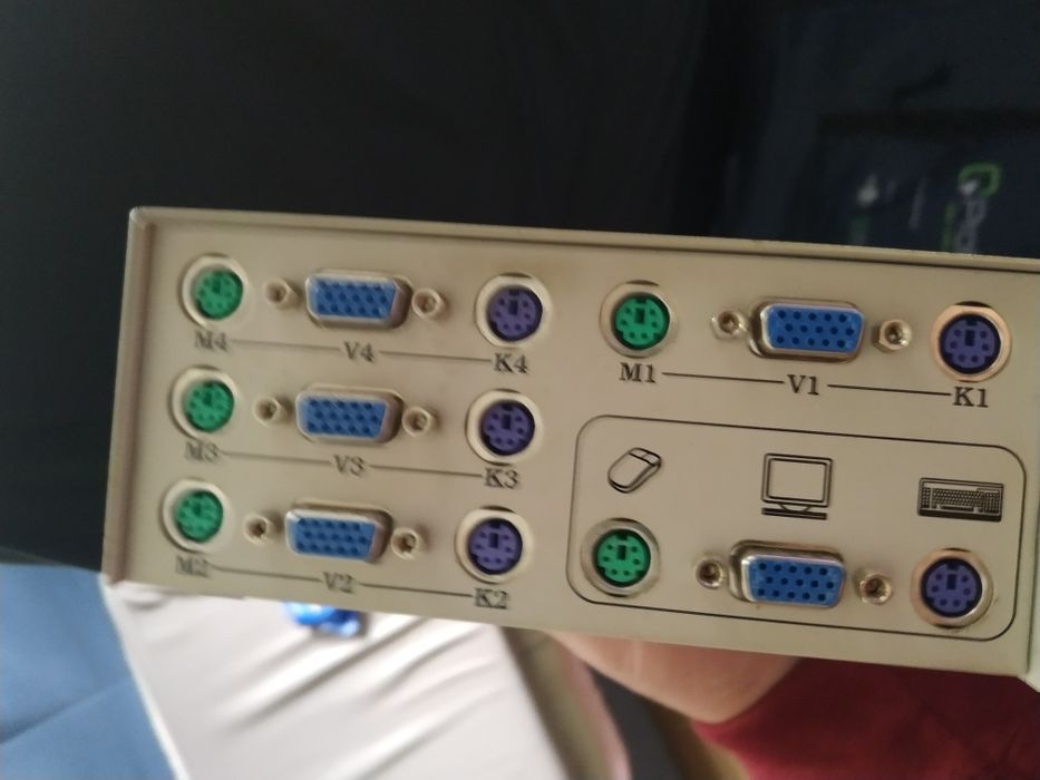 Switch de monitor teclado e rato