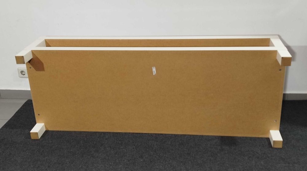 Móvel TV Branco 160x35x36 cm LACK Ikea Usado