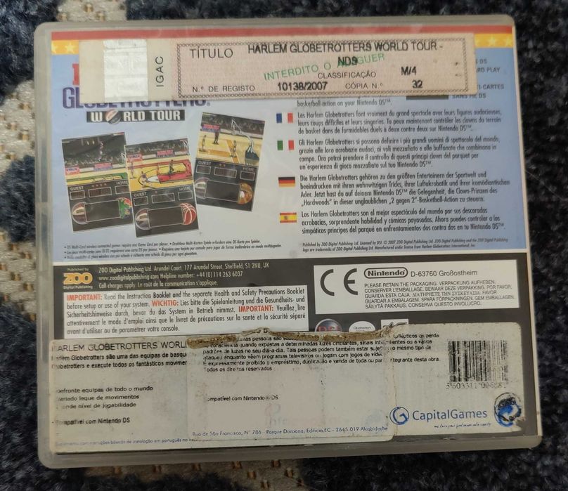 Harlem Globetrotters World Tour nintendo DS