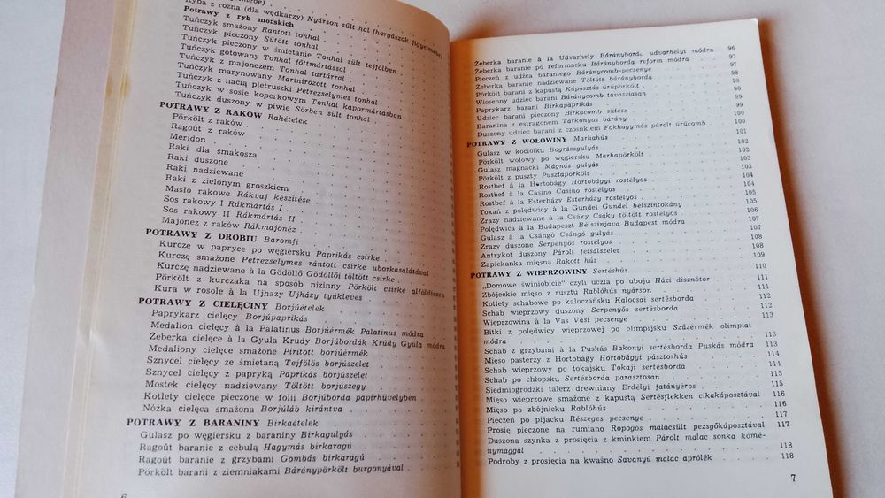 W. Wieromiej "Kuchnia węgierska" 1990