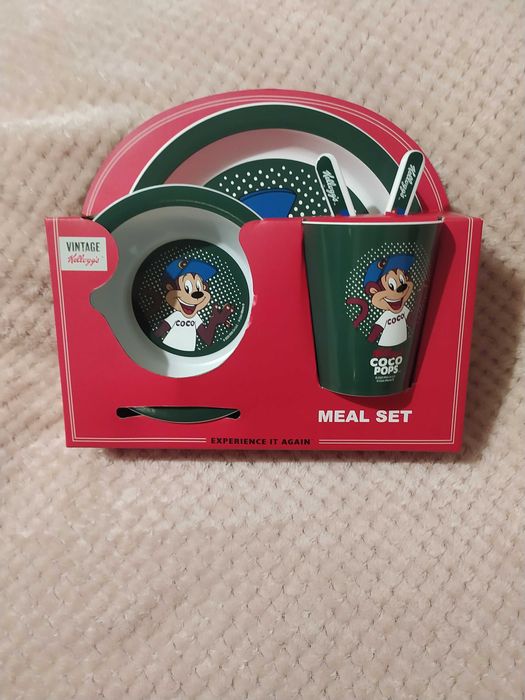 Conjunto pequeno almoço kellogg's vintage