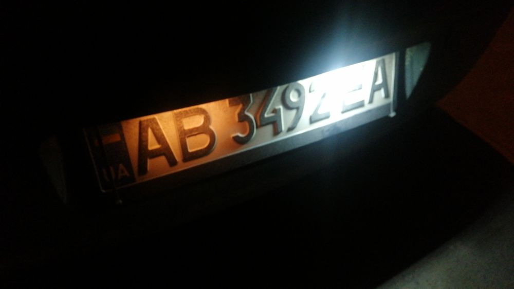 Подсветка номера для Volkswagen
