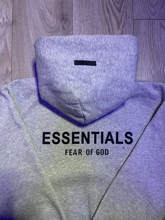 Худі Essentials Fear Of God/есентіалс нові в сірому кольорі
