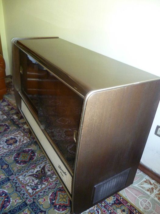 Móvel FLORIDA STEREO Alemanha 1950 radio Blaupunkt giradiscos FUNCIONA