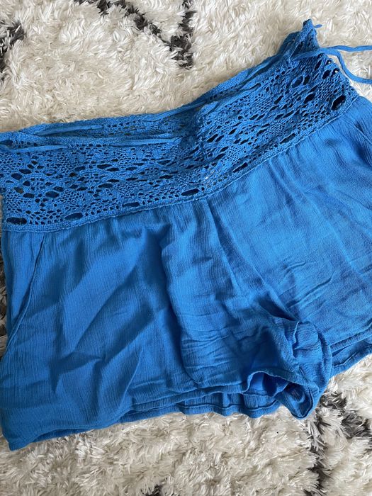 Krótkie letnie spodenki Calzedonia niebieskie S/36