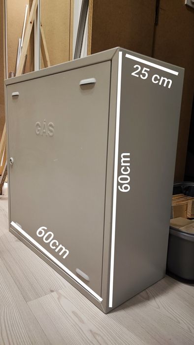 Caixa contador de gás