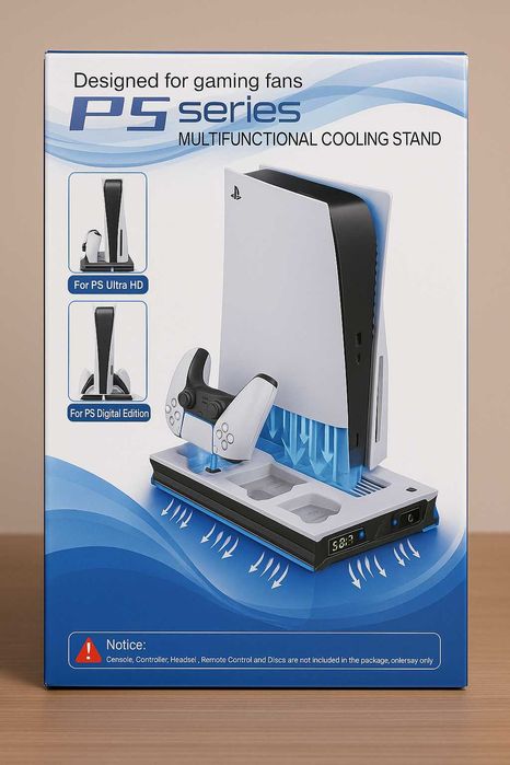 Podstawka chłodząca do PS5 – P5 Series Multifunctional Cooling Stand