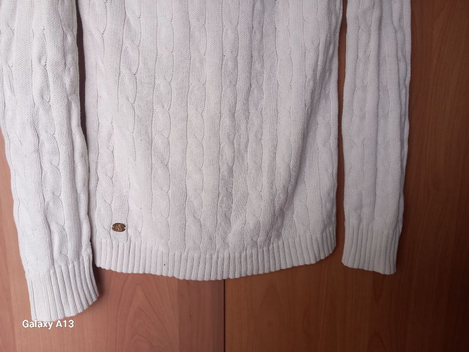 Ralph lauren oryginalny sweterek damski s bawełna