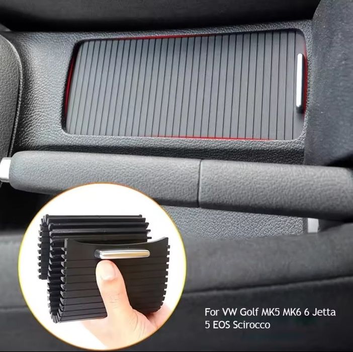 Perciana cortina consola central suporte do copo Mercedes BMW, VW Golf