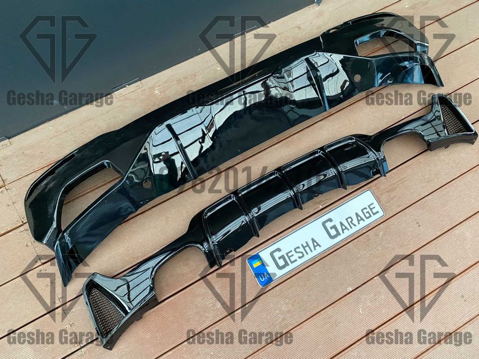 Диффузор заднего бампера спойлер BMW БМВ f90g11g12g01g02f30G20f32f33