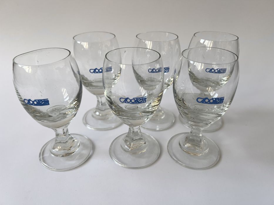 6 szt stare kieliszki vintage Spolem wódka nalewki nowe PRL