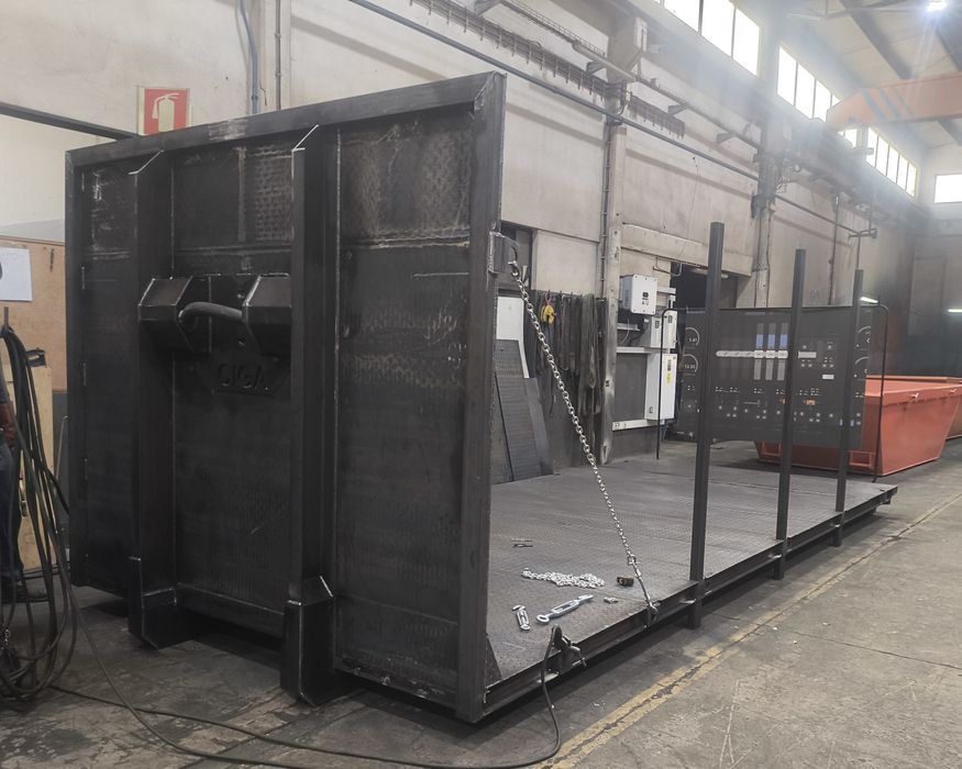 Plataforma porta máquinas | Estrado Ampliroll | Polibenne