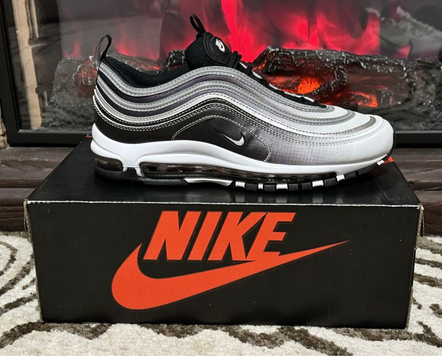 Кросівки Nike Air Max 97 Black & White reflective (41-45р)