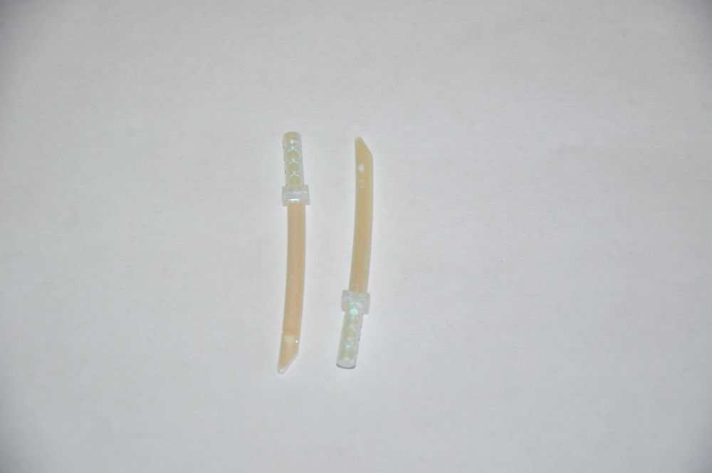 L6156 LEGO Nowe Ninjago Katana nr kat 21459 Satin Trans-clear 2 szt