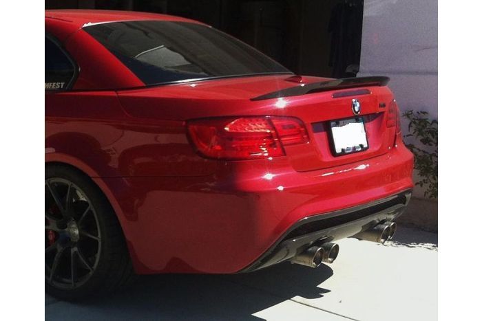 LIP SPOILER AILERON BMW SÉRIE 3 E92 E93 M3 M PERFORMANCE PRETO BRILHO