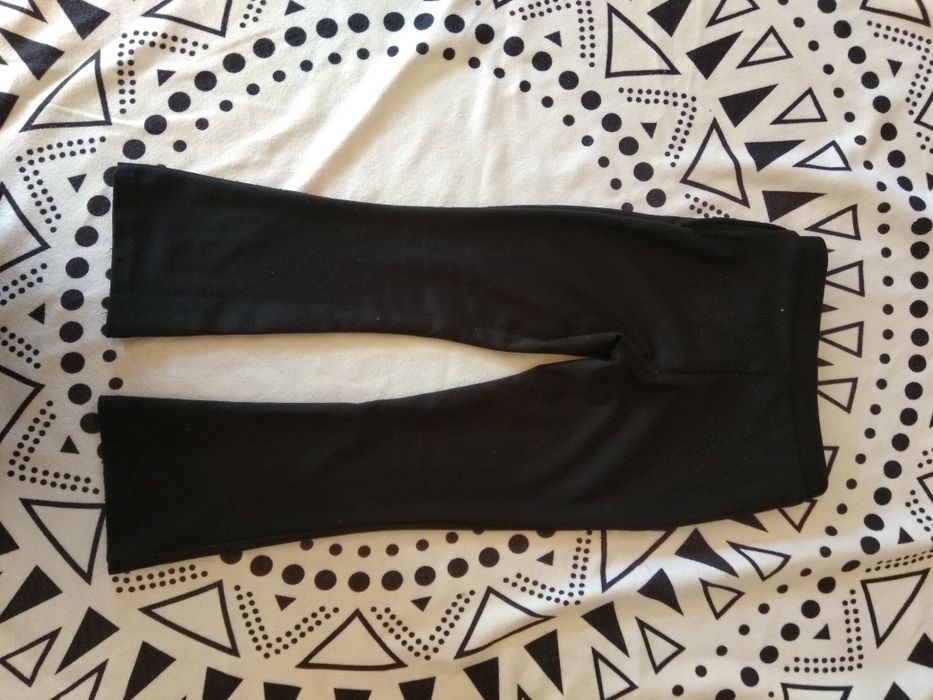 Czarne dzwony spodnie 116 TU