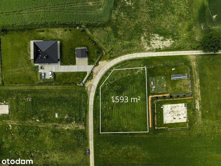 Działka budowlana 1593 m² - Niekanin k. Kołobrzegu - Widok 5