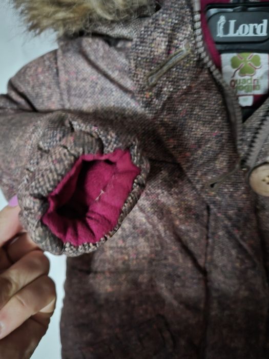 Zima Kurtka plaszczyk r.80