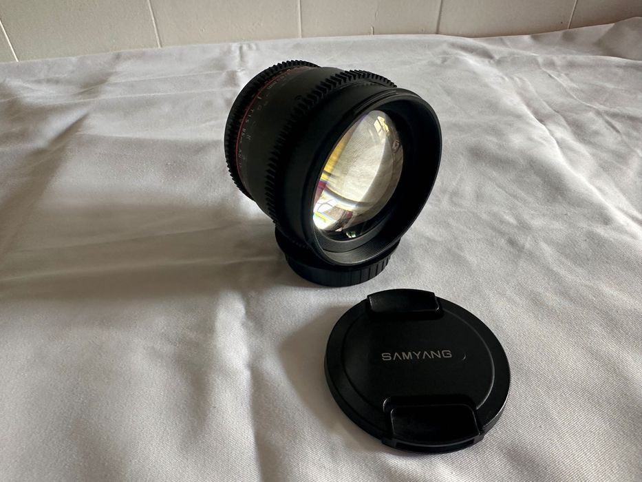Kit 5 Lentes Cinema Samyang VDSLR + Mala de Transporte (Como Novas)