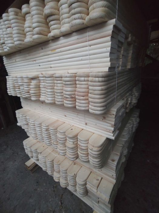 Sztachety drewniane suche świerkowe