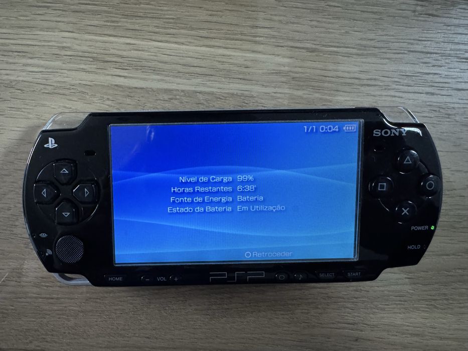 Sony PSP 2004 com vários jogos