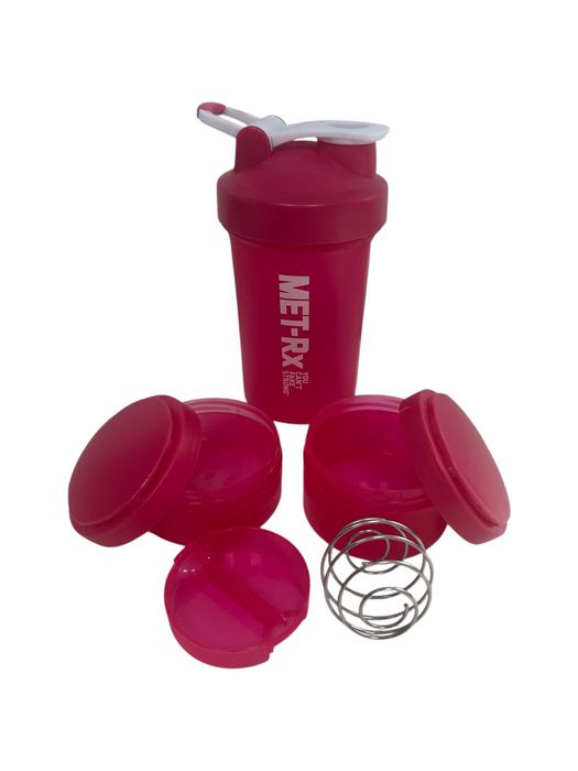 Шейкер спортивний 450мл 2 відділи пляшка для води спортзалу протеїну