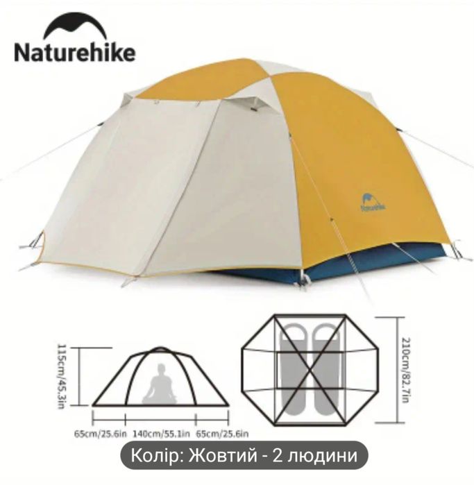 Ультралегкі намети Geer Top та Naturehike
