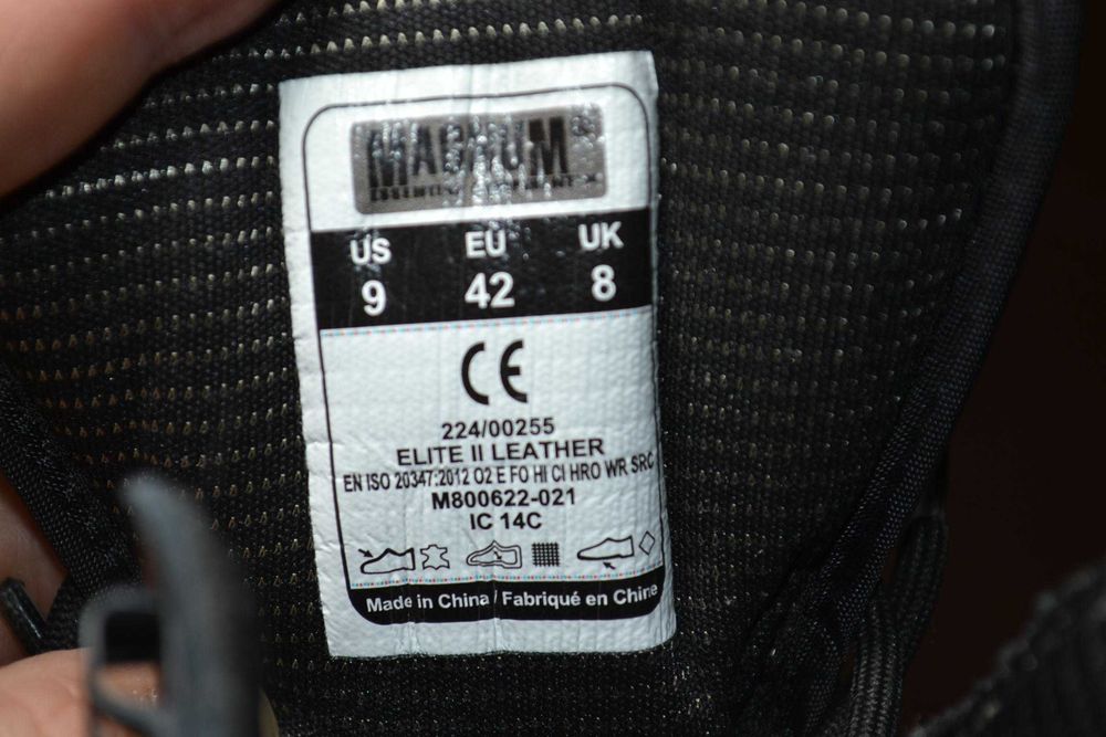 Magnum elite 2 leather 42-43р берцы кожаные военные ботинки оригинал