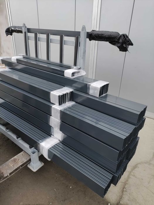 profil ocynlowany i malowany proszkowo antracyt 100x20 sztacheta stal