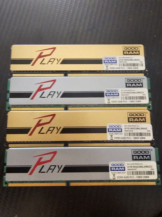 Pamięć RAM GOODRAM Play DDR3 16 GB (4×4 GB) 1600 MHz DIMM