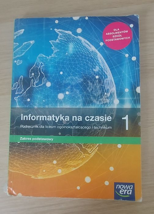 Informatyka na czasie 1 nowa era zakres podstawowy
