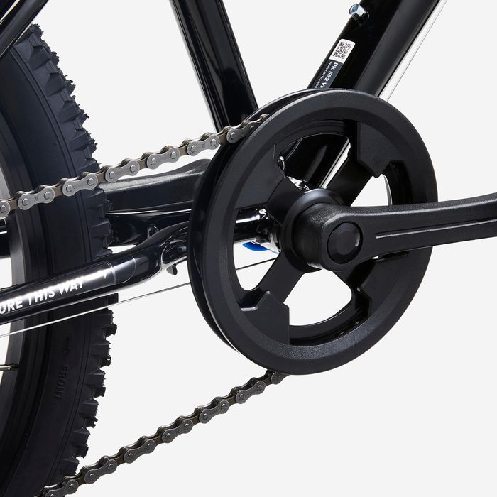 BTT CRIANÇA EXPL 500 20" 6-9 ANOS PRETO