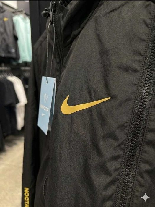 Нейлон 1OO% | Черная Весняна Вітровка Nike Nocta | Найк Нокта