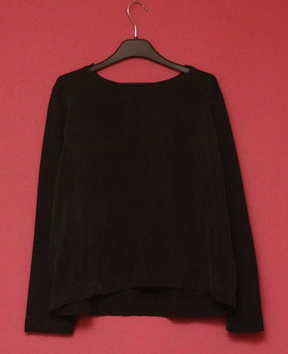 COS L блуза из хлопка и cupro