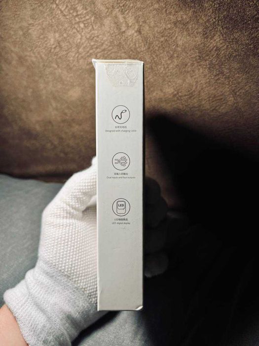 Power Bank Baseus Qpow 10000mAh 15W з вбудованим Lightning кабелем