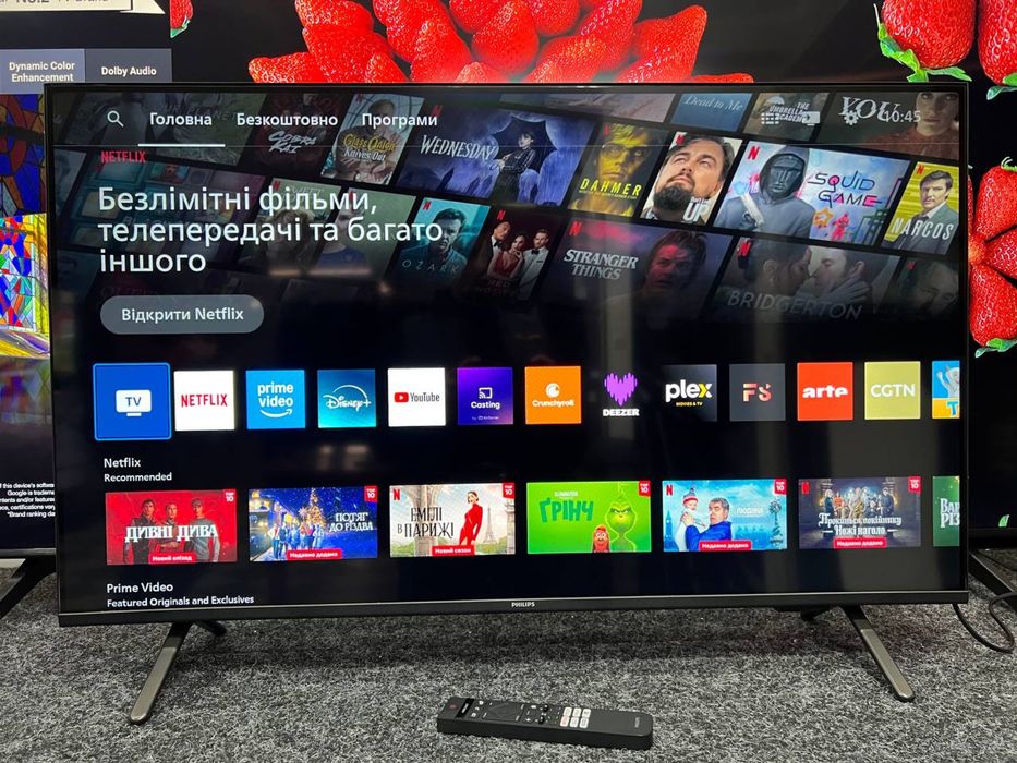 Телевізор Philips 43PUS8550/12 | 43” 4K UHD | Ambilight | Smart TV
