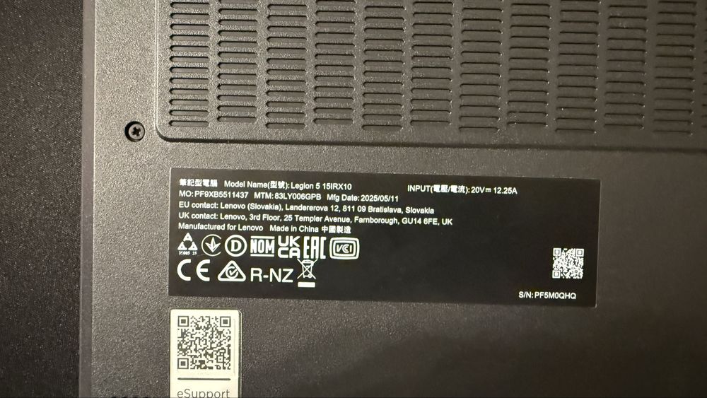 Lenovo Legion 5 - RTX 5060 OLED